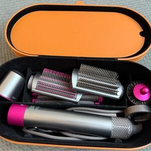 Dyson Silver and Pink Hair Styling Kit